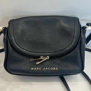 Marc Jacobs Black Leather Crossbody Bag